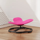 AIYAPLAY Butterfly-Shaped-kids Swivel Chair, Sensory Spinning Chair for Balance, Coordination Training, Pink