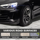 HOMCOM Audi Licensed 12V Kids Electric Ride-On, with Remote Control, Suspension System, Lights, Music, Motor - Black