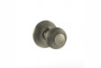 Old English Ripon Solid Brass Reeded Mortice Knob on Concealed Fix Rose - Matt Gun Metal - Set