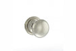 Old English Harrogate Solid Brass Mushroom Mortice Knob on Concealed Fix Rose - Polished Nickel - Set