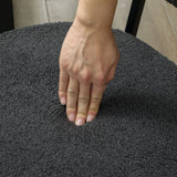 HOMCOM Set of Four Boucle Dining Chairs - Black