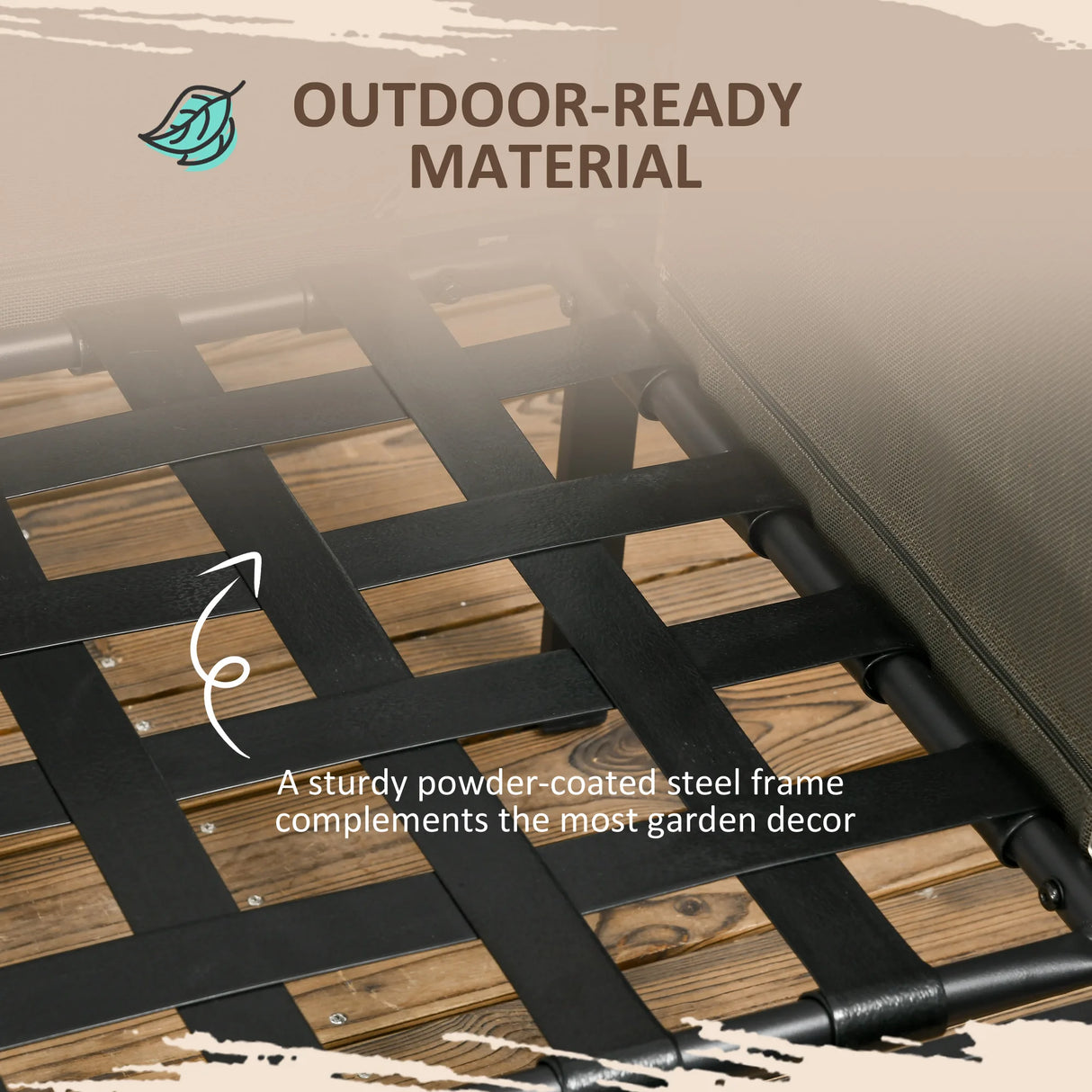 Outsunny 5 Seater Garden Corner Sofa Set, 4 Pieces Metal Garden Furniture Set with Loveseats, Glass Top Coffee Table, Breathable Mesh Pocket, Outdoor Conversation Furniture with Cushions, Light Grey