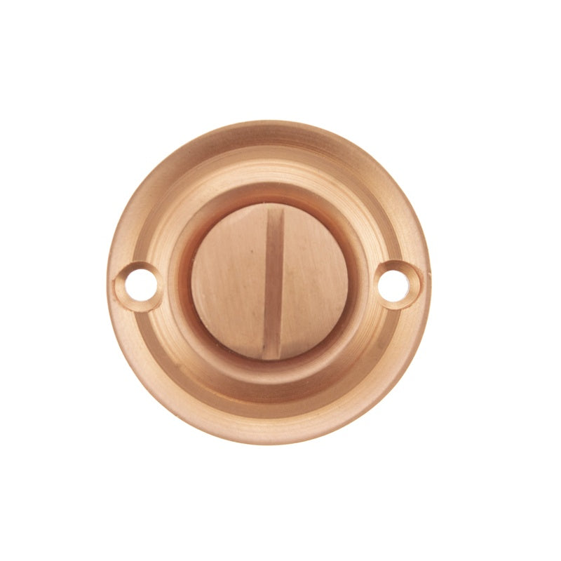 Old English Solid Brass Oval WC Turn and Release - Urban Satin Copper - Each