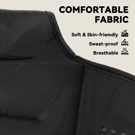 SPORTNOW Weighted Vest, 5 kg Weight Vest with Adjustable Straps, Reflective Strips, Black