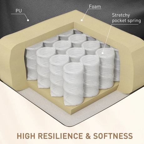 HOMCOM Recliner Chair, Recliner Massage Rocker Chair with 360 Rotate, 165 Reclining Function, Adjustable Footrest, Swivel Armchair Single Sofa for Living Room with Drink Holders, Side Pockets, Black