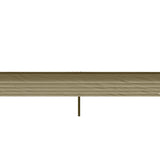 Outsunny Retractable Pergola Cover, 2.55 x 2.5 m Replacement Canopy Fabric for 3 x 3 m Frame, Roof Top Only, Tan