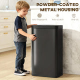 HOMCOM 45L Kitchen Sensor Bin - Black