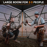 360 One Way See Through Ground Blind Hunting Blind for 2-3 People