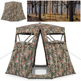 360 One Way See Through Ground Blind Hunting Blind for 2-3 People