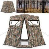 360 One Way See Through Ground Blind Hunting Blind for 2-3 People