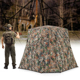 360 One Way See Through Ground Blind Hunting Blind for 2-3 People