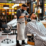 HOMCOM 360 Swivel Seat Salon Stool - Black