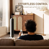 HOMCOM 2000W Ceramic Electric Heater with Fan, Timer, Oscillation - White