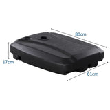 60L Plastic Weighted Fill Water Sand Wheel Patio Umbrella Base