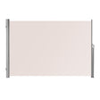 118.5 x 71 Inch Patio Retractable Folding Side Awning Screen