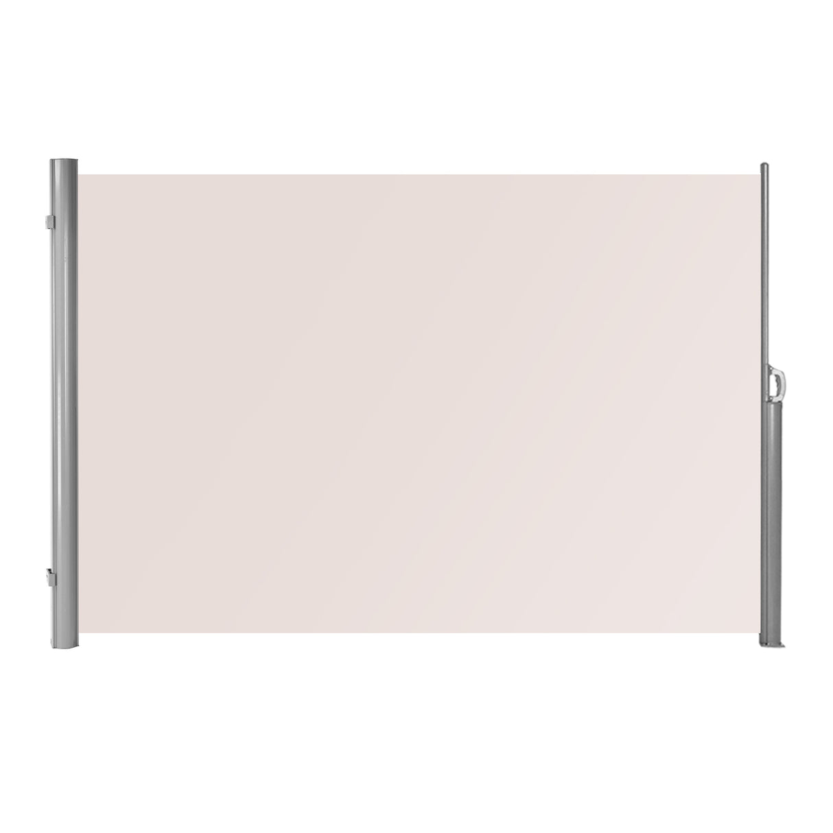 118.5 x 71 Inch Patio Retractable Folding Side Awning Screen
