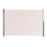 118.5 x 71 Inch Patio Retractable Folding Side Awning Screen
