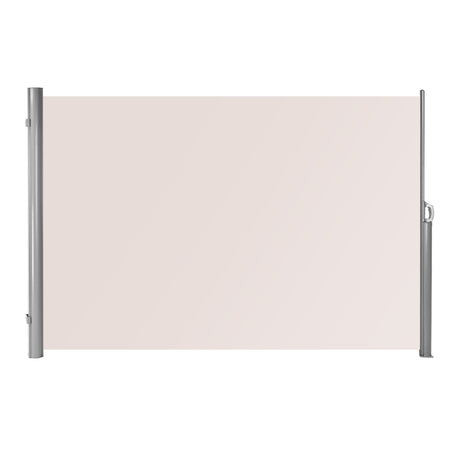 118.5 x 71 Inch Patio Retractable Folding Side Awning Screen