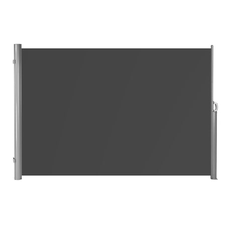 118.5 x 63 Inch Patio Retractable Folding Side Awning Screen Privacy Divider