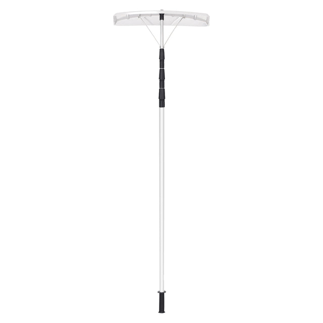 21 Feet Aluminum Large Poly Blade Telescoping Snow Roof Rake