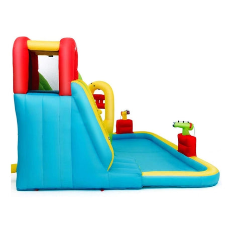 Inflatable Water Slide with Climbing Wall & Pool & Water Gun (without Blower)