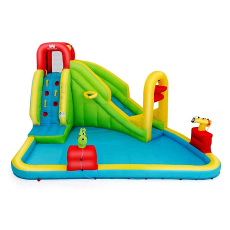 Inflatable Water Slide with Climbing Wall & Pool & Water Gun (without Blower)