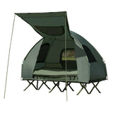 1-Person Tent Cot with Air Mattress and Sleeping Bag-Size 2