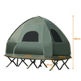 1-Person Tent Cot with Air Mattress and Sleeping Bag-Size 2