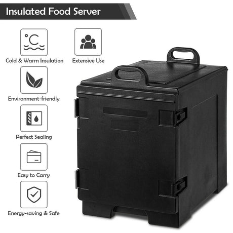 Insulated Food Pan Carrier with Fastener for Canteen