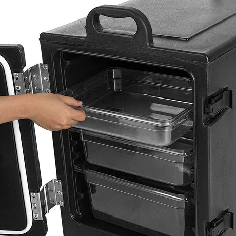 Insulated Food Pan Carrier with Fastener for Canteen