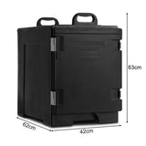Insulated Food Pan Carrier with Fastener for Canteen
