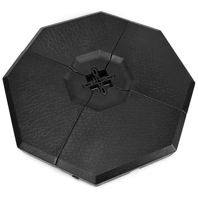 4 Pieces Patio Cantilever Offset Umbrella Weights Base Plate Set