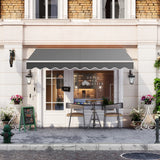 Folding balcony terrace awning 295 x 250 cm