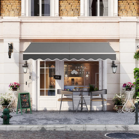 Folding balcony terrace awning 295 x 250 cm