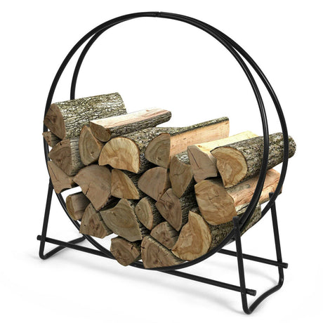 102cm Firewood Rack with  for Indoor & Outdoor Use