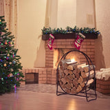 102cm Firewood Rack with  for Indoor & Outdoor Use