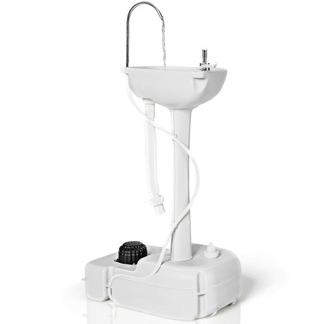 Portable Hand-Wash Basin with Rolling Wheels for Camping & Party