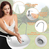 Portable Hand-Wash Basin with Rolling Wheels for Camping & Party