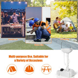 Portable Hand-Wash Basin with Rolling Wheels for Camping & Party