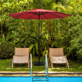 49 LBS Patio Resin Umbrella Base Stand for Outdoor