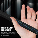 SPORTNOW 210cm Olympic Barbell Bar for 5cm Weight Plates, with Spring Clips, 19kg