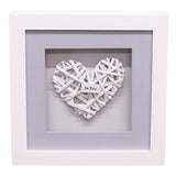 Set of 4 Be Kind Woven Heart Frames