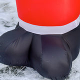 HOMCOM 8ft Inflatable Christmas Santa Claus Xmas Decoration with LED Holiday Air Blown Yard Outdoor Dcor