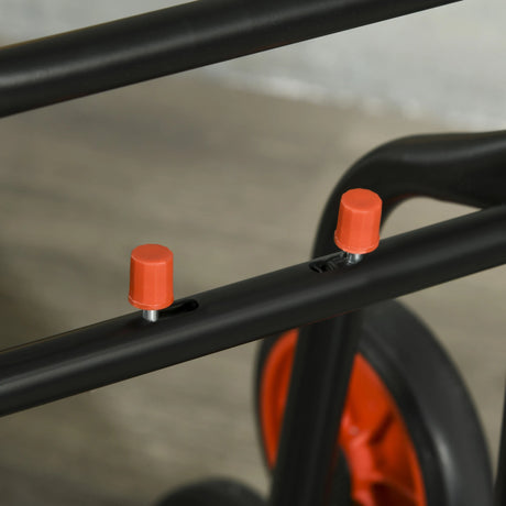 DURHAND Steel Folding Hand Truck, Heavy Duty Foldable Trolley on Wheels, Multi-Purpose Sack Truck Moving Trolley, 120kg, Red