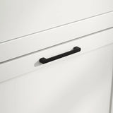HOMCOM Modern Shoe Cabinet with 2 Flip Drawers and Adjustable Shelves, Narrow Shoe Storage Cabinet with Open Compartment, Holds 10 Pairs for Entryway, Hallway, White