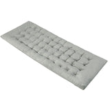 75 x 27.5 Inch Camping Cot Pads with Soft and Breathable Crystal Velvet-Gray