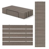 242 cm Outdoor Garden Pathway Patio Roll Out Straight Walkways-Grey