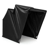 Outdoor Motorcycle Shelter Waterproof Motorbike Storage Tent with Cover-Black