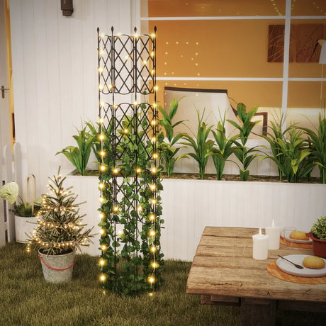 3-Pack Outdoor Plant Support Frame for Raised Garden Bed