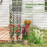 3-Pack Outdoor Plant Support Frame for Raised Garden Bed